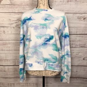 All in Motion crewneck tie-dye‎ long sleeve size medium pullover sweater